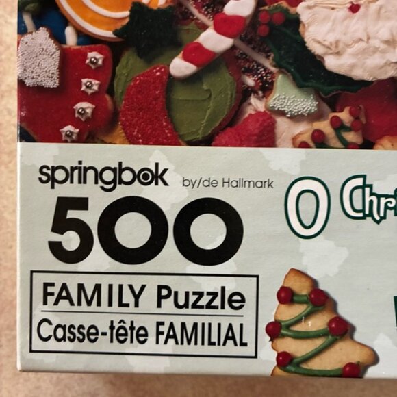 Springbok "O Christmas Treats" Santa Snowman Family Jigsaw Puzzle 500 Piece - Picture 6 of 7